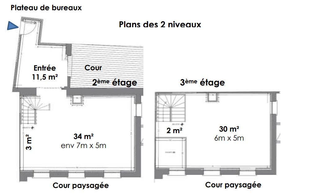 Bureau Paris 76m² Location bureau Paris OLBUR2531480 1